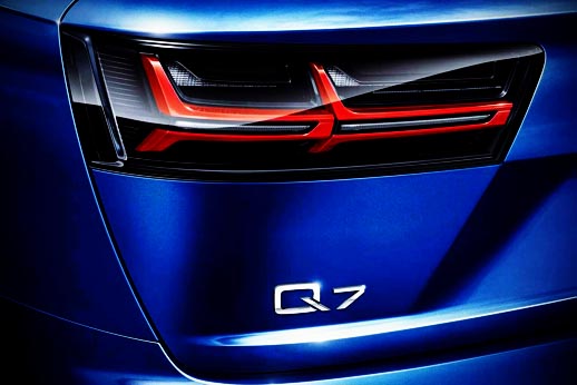 AUDI Q7 hátsó lámpák frissítése