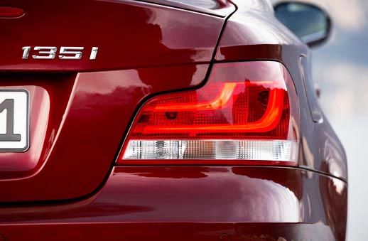 BMW 1 series actualización de las luces traseras